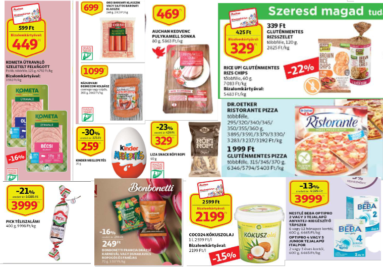 Auchan gluténmentes tremék akciók