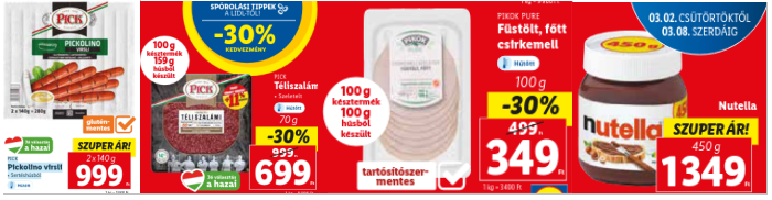 Lidl akciós gluténmentes termékek