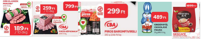 CBA gluténmnentes akciók