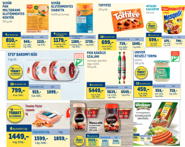 METO Schär akciós termékek