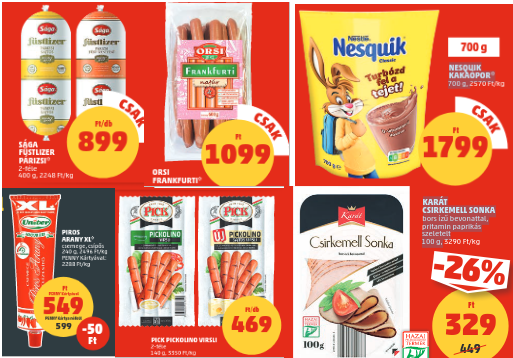 Akciós gluténmentes termékek Penny