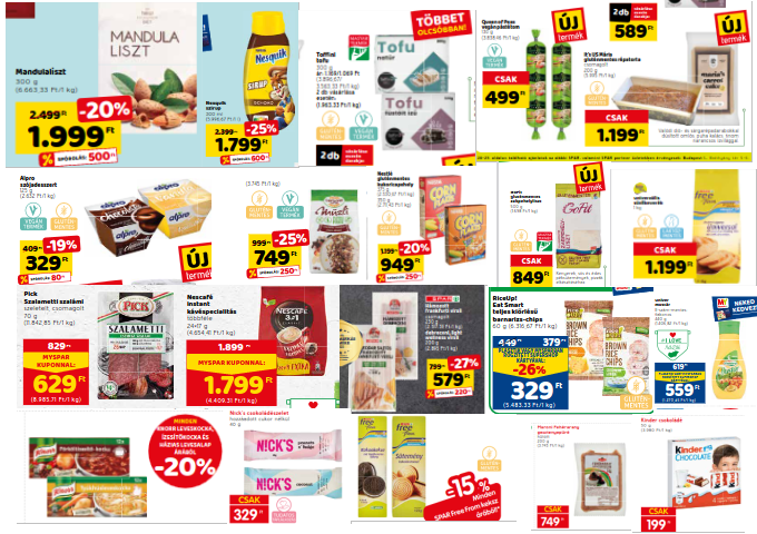 Spar gluténmenentes választék