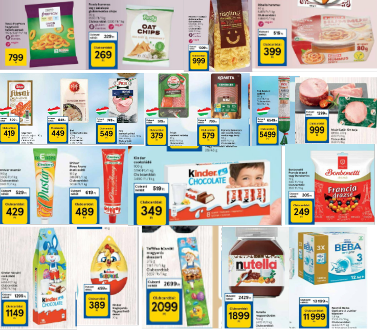 Tesco gluténmentes aklciós termékek