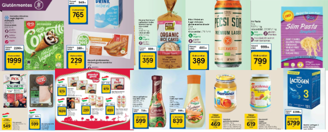 Tesco akciós gluténmentes termékek