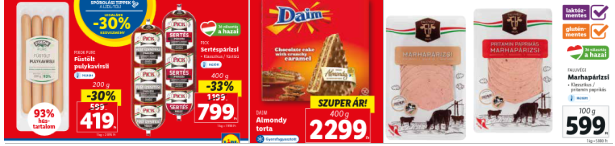 Lidl akciós gluténmentes termékek