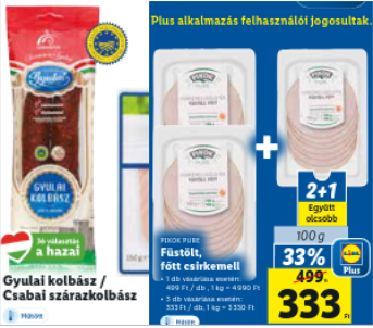 Lidl akciós gluténmentes termékek