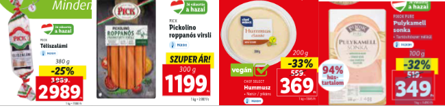 Lidl akciók