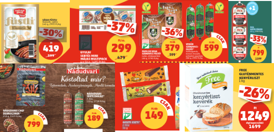 Akciós gluténmentes termékek a Pennyben