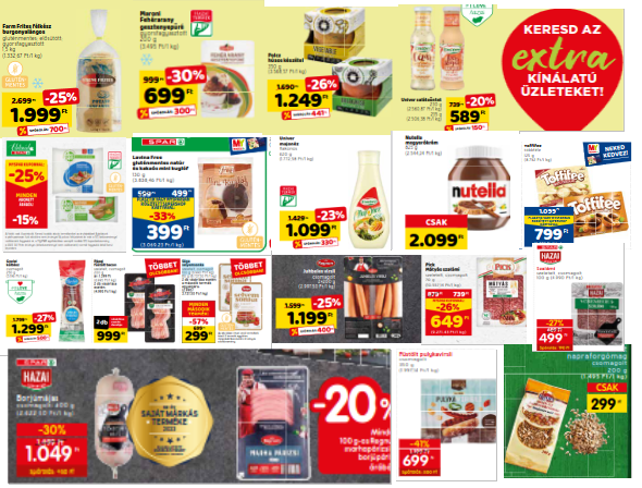 Spar, Interspar akciók gluténmentes