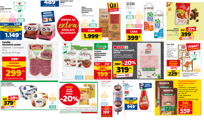 Spar gluténmentes termékek akcióban