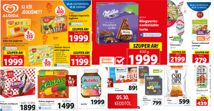 Akciós géuténmentes termékek a Lidlben