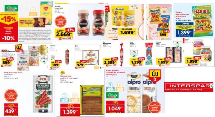 Spar gluténmentes akciók