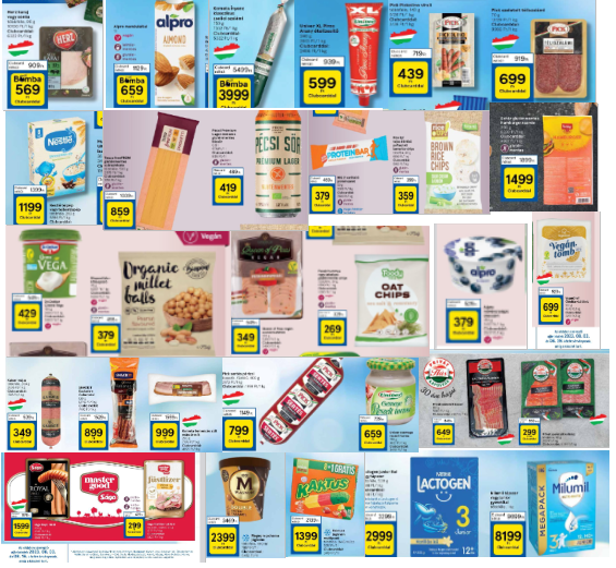 Akciós gluténmentes választék Tesco