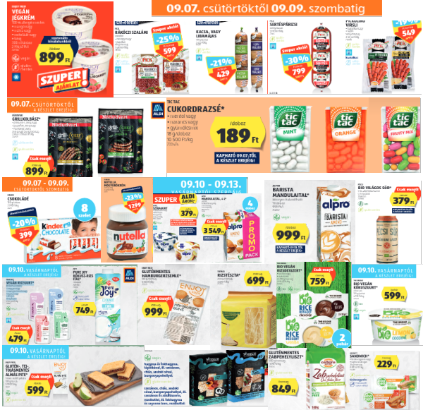 Aldi gluténmentes akciók