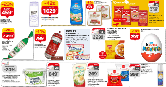 Auchan gluténmentes akciók