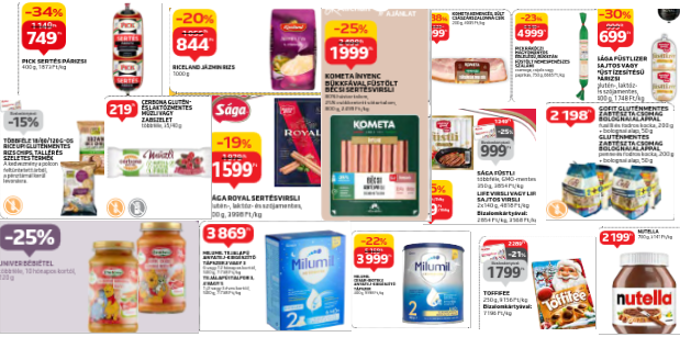 Auchan akciós gluténmentes termékek