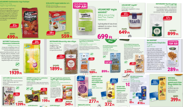 Herbaház gluténmentes akciós lista