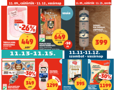 Penny Akciós gluténmentes termékek