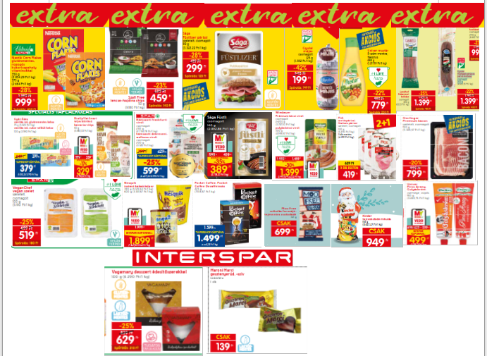 Spar akciós gluténmentes termékek