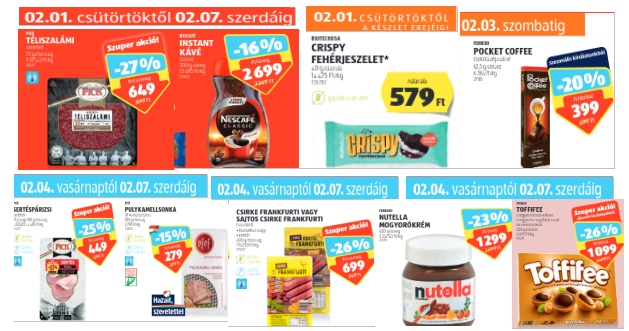 Aldi akciós gluténmentes termékek