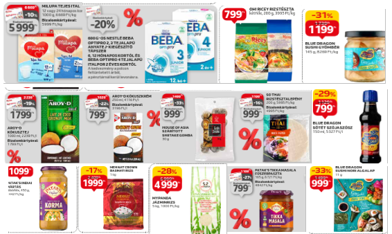 Auchan gluténmentes termékek