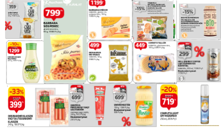 Gluténmentes termék akciók az auchanban