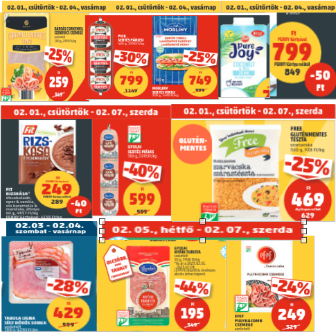Akciós gluténmentes termékek a Pennyben
