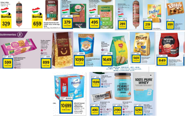 Twsco gluténmentes termék akciók