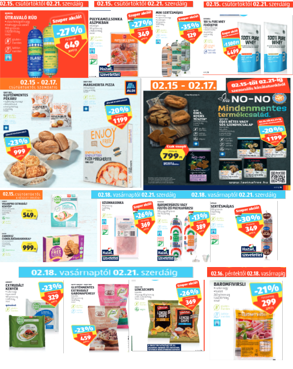 Aldi gluténmentes akciók