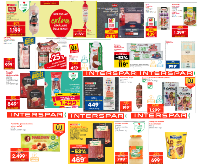 Spar gluténmentes termékek