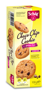 Schär Choco chip cookie Omlós gluténmentes keksz csokoládé darabokkal