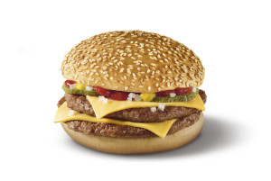 McDonald's osztrák gluténmentes dupla sajtburger