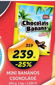 gluténmentes csokoládés banán