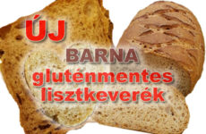 új barna gluténmentes kenyérpor