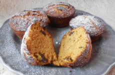 Sütőtökös, fahéjas, aszalt szilvás gluténmentes muffin
