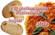 Új gluténmentes lisztkeverékek - pizza és élesztőmentes bagett készítéséhez