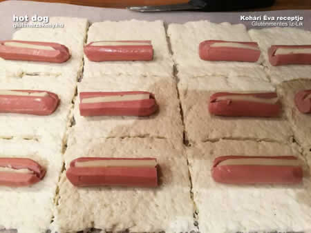 gluténmentes Hot dog készítés Íz-Lik recept