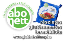 Abonett gluténmentes terméklista - 2017.02.24