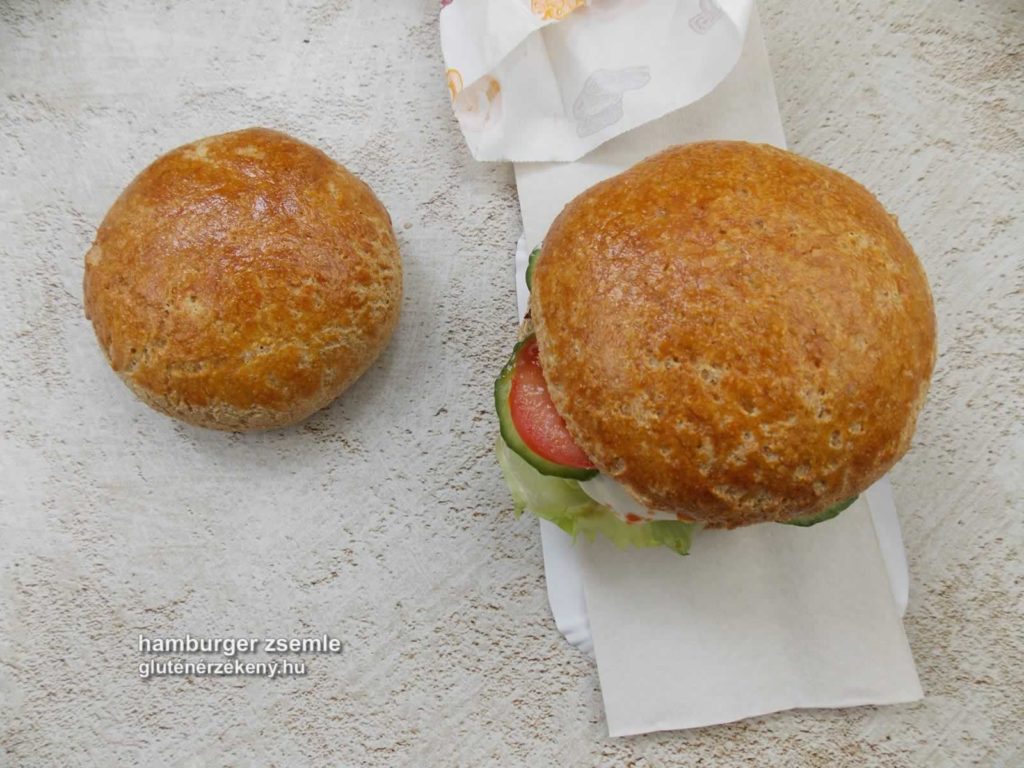 gluténmentes hamburger zsemle recept