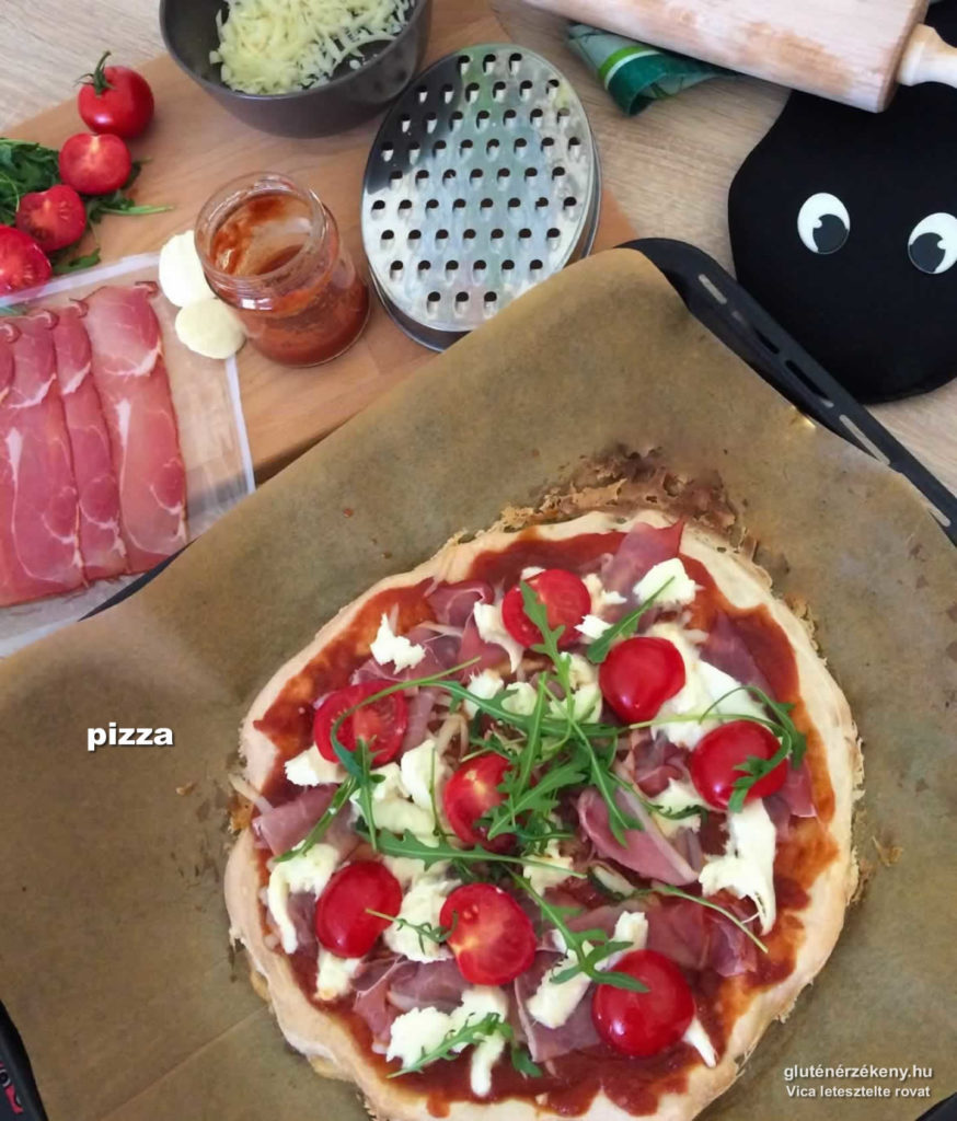 aby gluténmentes pizza recept