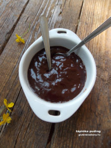 gluténmentes puding recept csokis tápióka puding