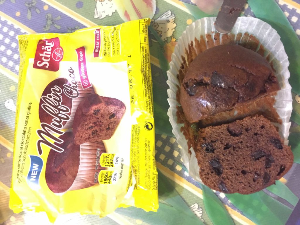 Schär gluténmentes csokoládés muffin