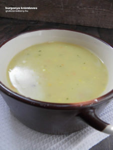tej- és gluténmentes burgonyakrém leves