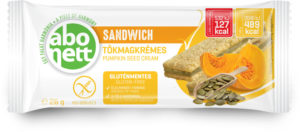Abonett sandwich gluténmentes tökmagkrémes