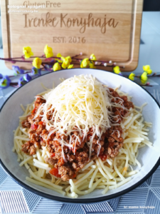 gluténmentes spagetti recept