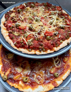 halas gluténmentes olasz pizza recept