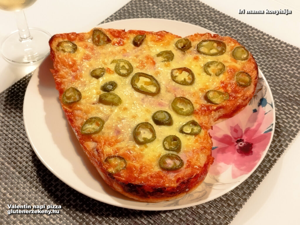Valentin napi gluténmentes pizza recept