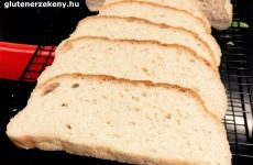 Gluténmentes fehér kenyér Air fryerben sütve