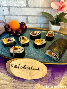 sushi recept gluténmentesen