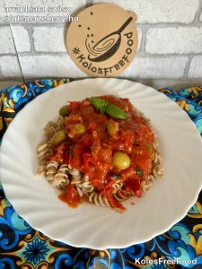 arrabbiata szósz recept gluténmentesen